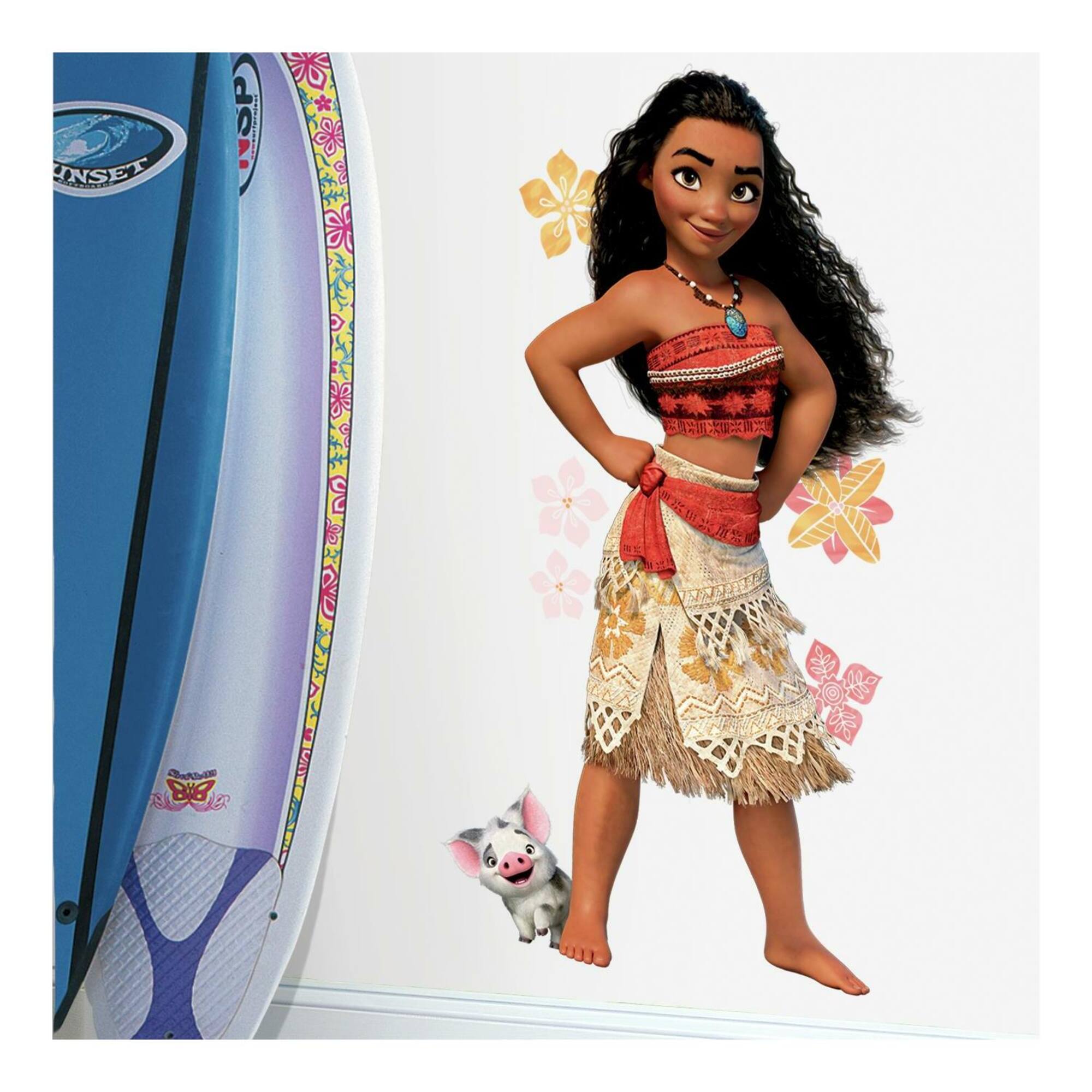 RoomMates Disney Princess Moana Giant Peel & Stick Wall Decals